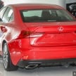 Lexus IS facelift kini di M’sia – 4 varian, dari RM298k, varian hibrid IS 300h kini hingga RM40k lebih murah