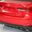 Lexus IS facelift kini di M’sia – 4 varian, dari RM298k, varian hibrid IS 300h kini hingga RM40k lebih murah