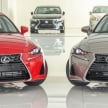 Lexus IS facelift kini di M’sia – 4 varian, dari RM298k, varian hibrid IS 300h kini hingga RM40k lebih murah