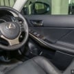 Lexus IS facelift kini di M’sia – 4 varian, dari RM298k, varian hibrid IS 300h kini hingga RM40k lebih murah