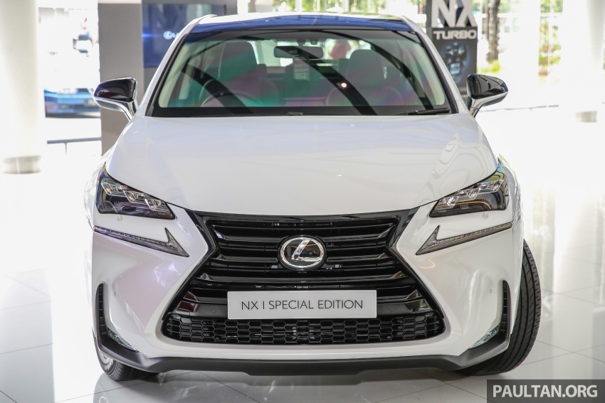 Lexus NX 200t range updated for MY2017 – Special Edition with blacked-out trim introduced 623878