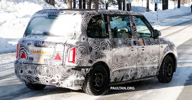 SPYSHOTS: Next London Taxi spotted winter testing