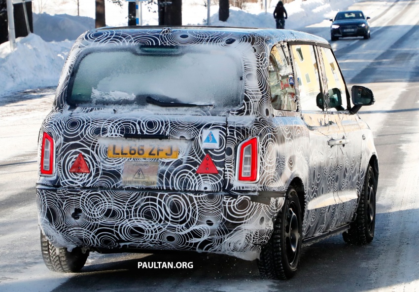 SPYSHOTS: Next London Taxi spotted winter testing 629466