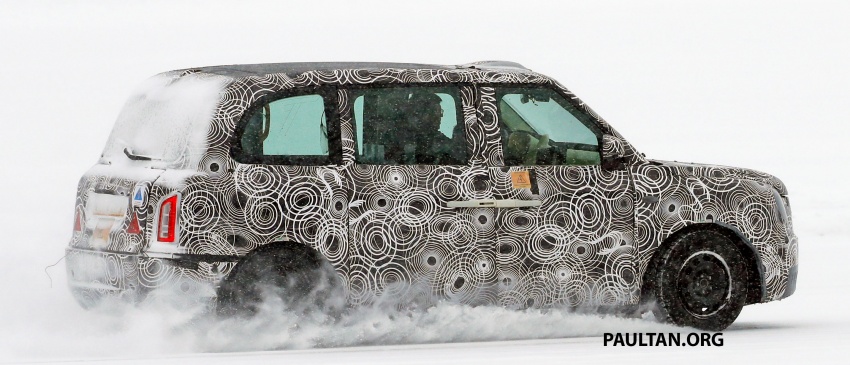 SPYSHOTS: Next London Taxi spotted winter testing 629459