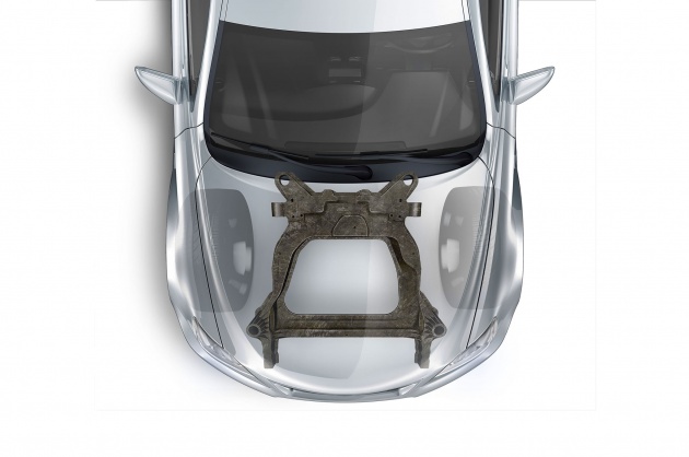 Magna dan Ford bakal hasilkan <em>subframe</em> dari bahan gentian karbon untuk kereta penumpang biasa