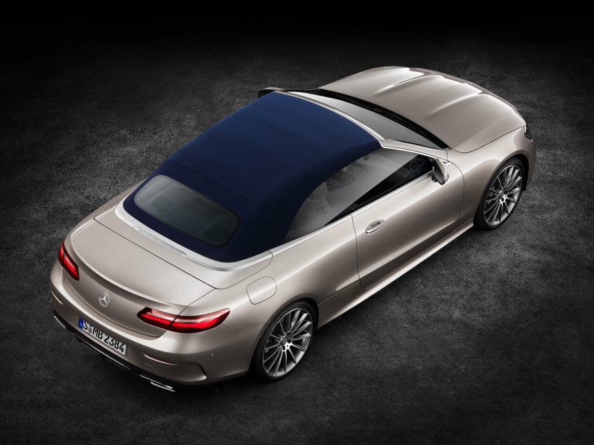 New Mercedes-Benz E-Class Cabriolet unveiled – fabric soft top, more space for rear occupants 622813