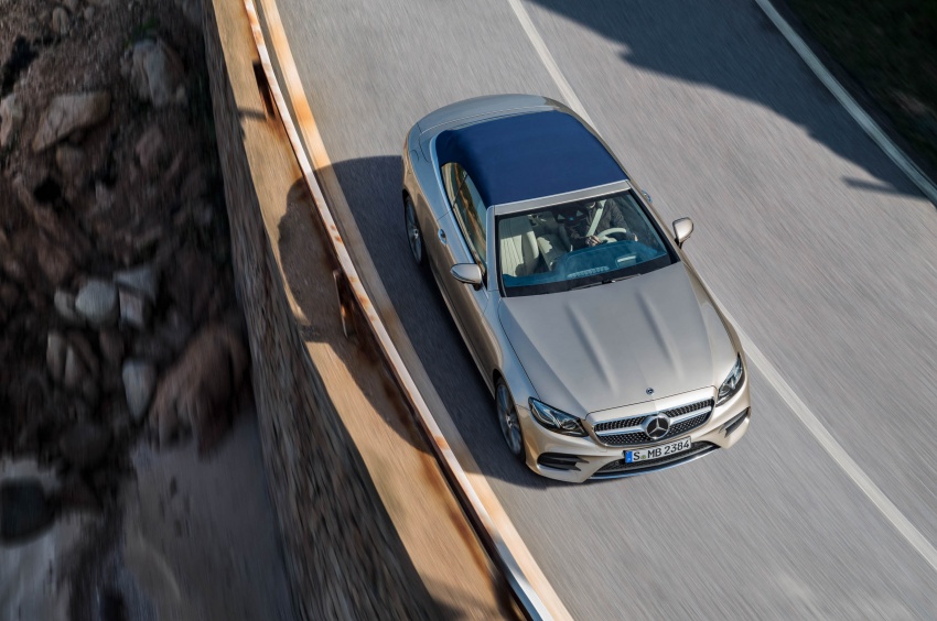 New Mercedes-Benz E-Class Cabriolet unveiled – fabric soft top, more space for rear occupants 622832