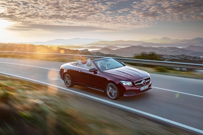 New Mercedes-Benz E-Class Cabriolet unveiled – fabric soft top, more space for rear occupants 622838