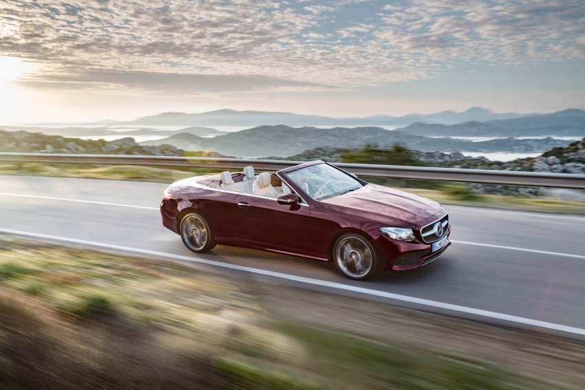 New Mercedes-Benz E-Class Cabriolet unveiled – fabric soft top, more space for rear occupants 622842