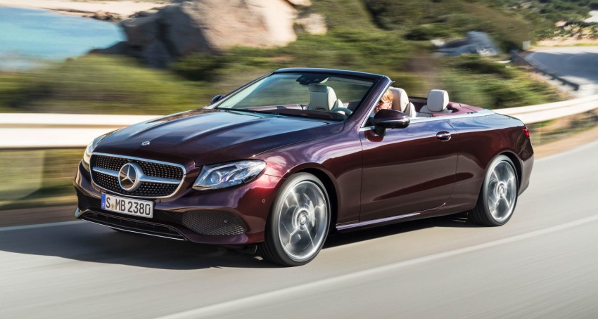 New Mercedes-Benz E-Class Cabriolet unveiled – fabric soft top, more space for rear occupants 622847