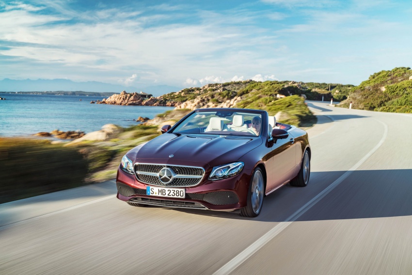New Mercedes-Benz E-Class Cabriolet unveiled – fabric soft top, more space for rear occupants 622853