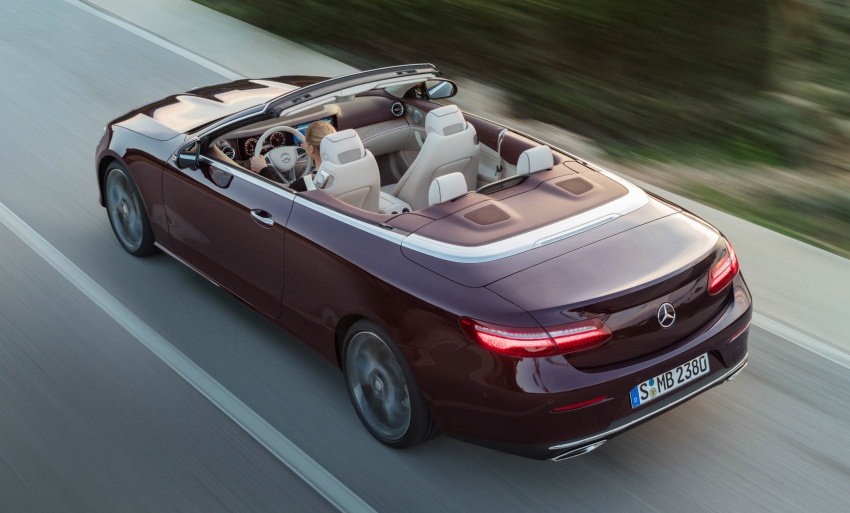 New Mercedes-Benz E-Class Cabriolet unveiled – fabric soft top, more space for rear occupants 622855
