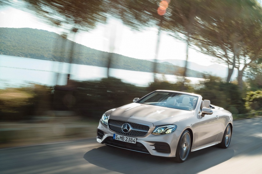 New Mercedes-Benz E-Class Cabriolet unveiled – fabric soft top, more space for rear occupants 622857