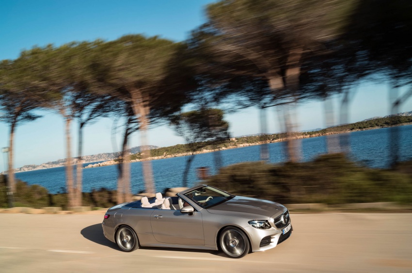 New Mercedes-Benz E-Class Cabriolet unveiled – fabric soft top, more space for rear occupants 622861