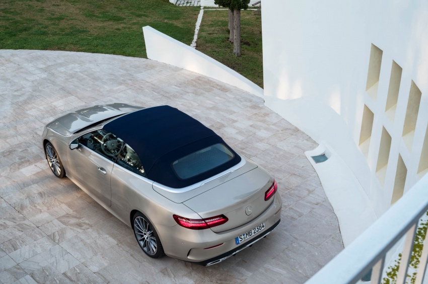 New Mercedes-Benz E-Class Cabriolet unveiled – fabric soft top, more space for rear occupants 622862