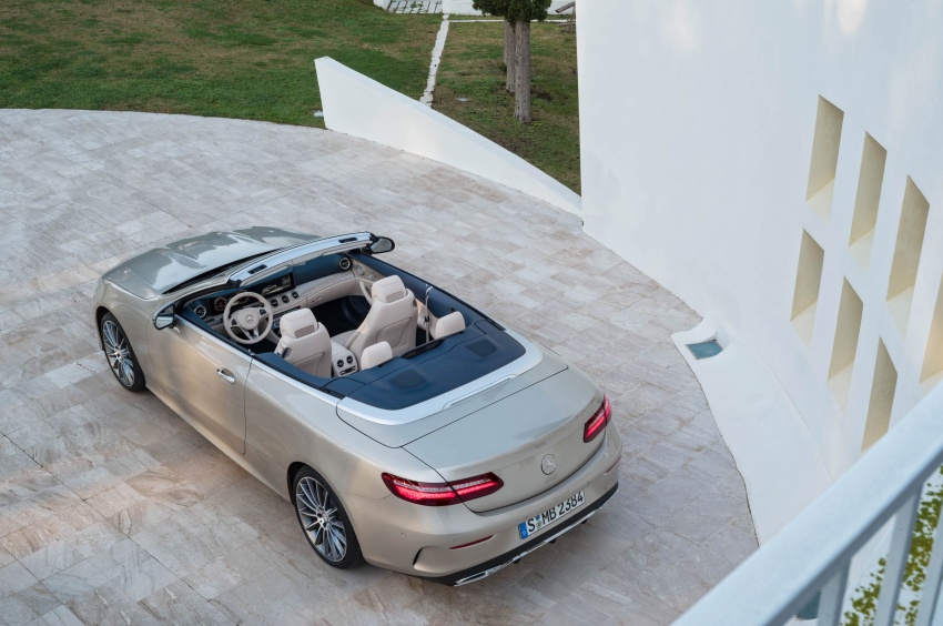 New Mercedes-Benz E-Class Cabriolet unveiled – fabric soft top, more space for rear occupants 622863