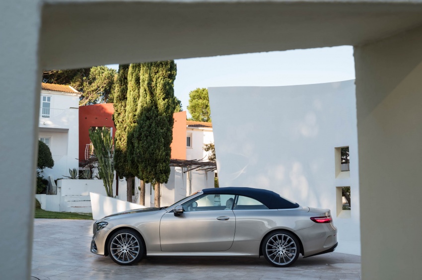 New Mercedes-Benz E-Class Cabriolet unveiled – fabric soft top, more space for rear occupants 622864