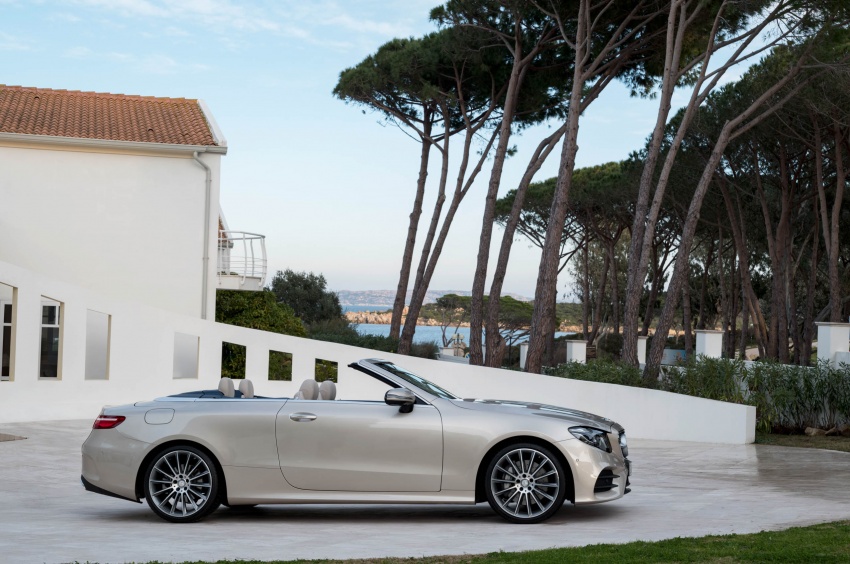 New Mercedes-Benz E-Class Cabriolet unveiled – fabric soft top, more space for rear occupants 622869