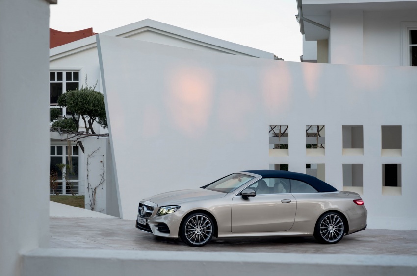 New Mercedes-Benz E-Class Cabriolet unveiled – fabric soft top, more space for rear occupants 622872