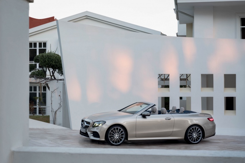 New Mercedes-Benz E-Class Cabriolet unveiled – fabric soft top, more space for rear occupants 622873