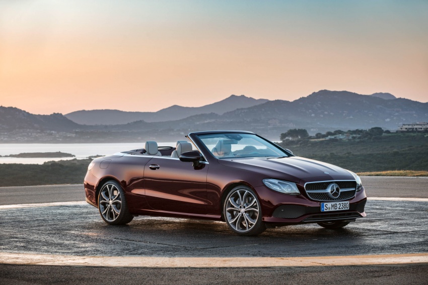 New Mercedes-Benz E-Class Cabriolet unveiled – fabric soft top, more space for rear occupants 622876