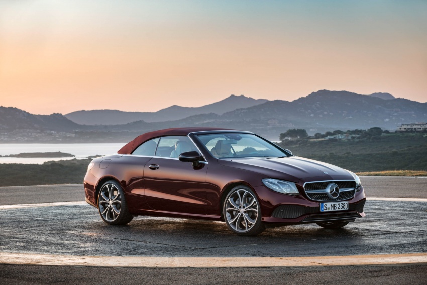 New Mercedes-Benz E-Class Cabriolet unveiled – fabric soft top, more space for rear occupants 622877