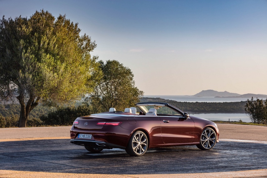 New Mercedes-Benz E-Class Cabriolet unveiled – fabric soft top, more space for rear occupants 622879