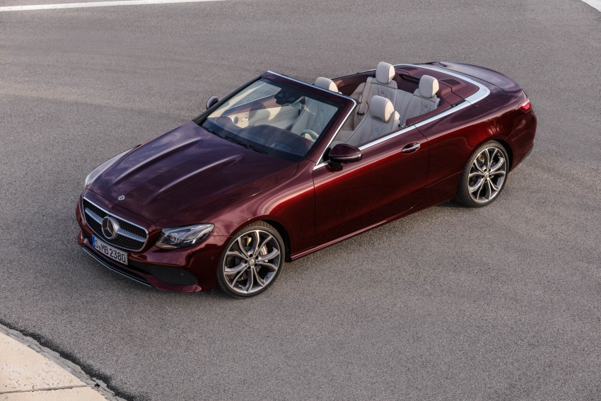 New Mercedes-Benz E-Class Cabriolet unveiled – fabric soft top, more space for rear occupants 622880