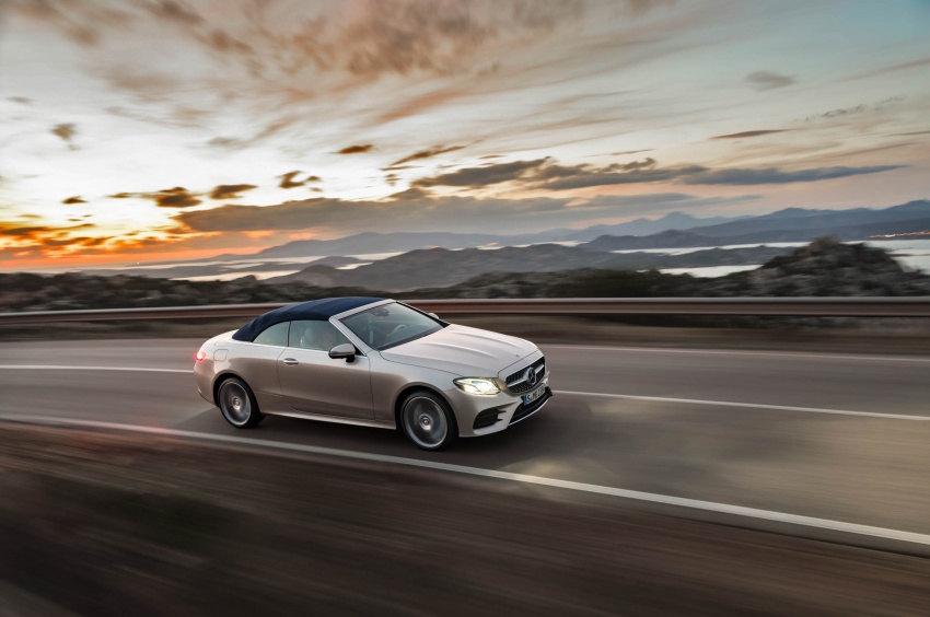 New Mercedes-Benz E-Class Cabriolet unveiled – fabric soft top, more space for rear occupants 622884