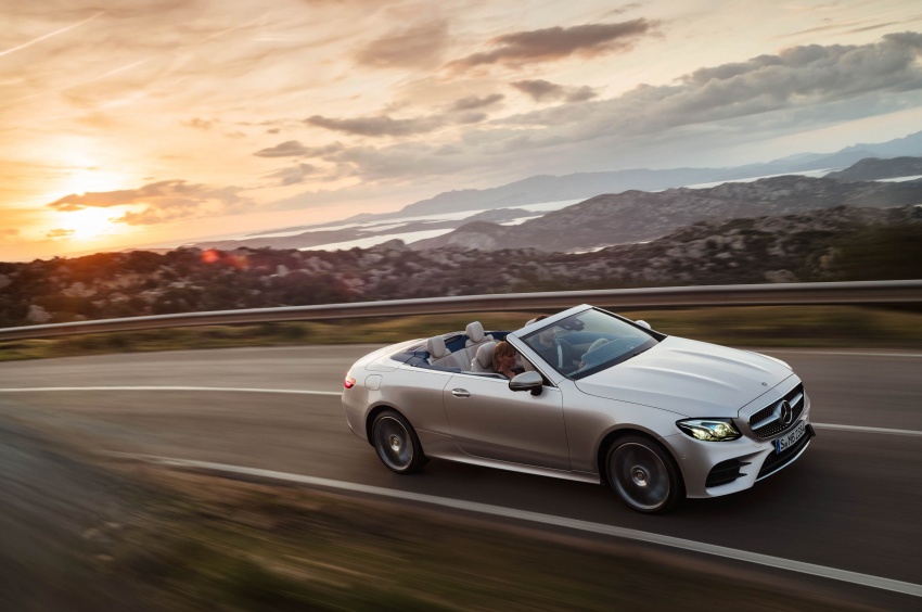 New Mercedes-Benz E-Class Cabriolet unveiled – fabric soft top, more space for rear occupants 622885