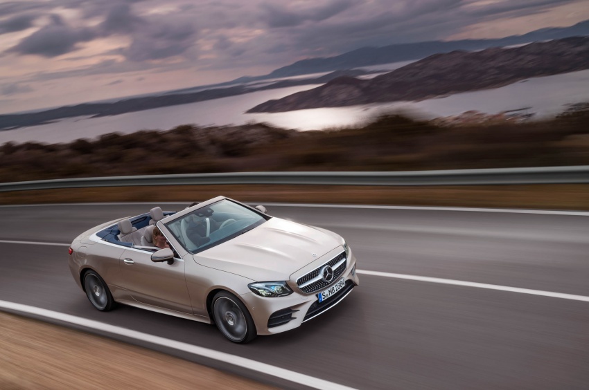 New Mercedes-Benz E-Class Cabriolet unveiled – fabric soft top, more space for rear occupants 622888