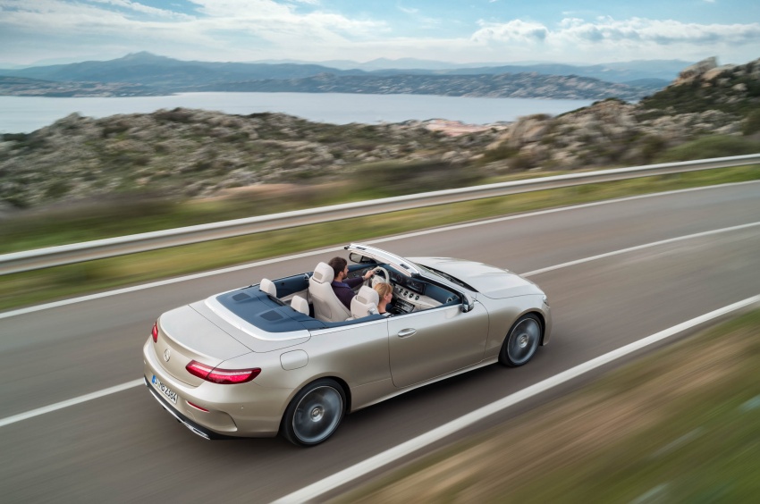 New Mercedes-Benz E-Class Cabriolet unveiled – fabric soft top, more space for rear occupants 622889