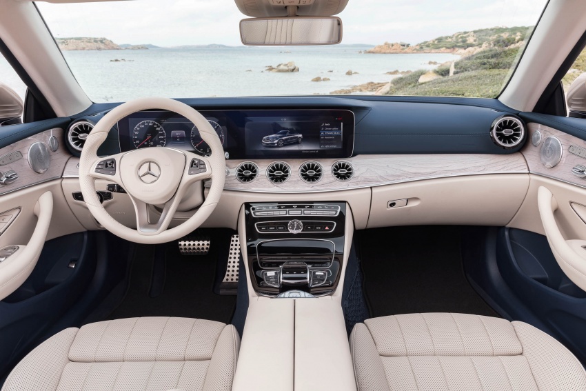 New Mercedes-Benz E-Class Cabriolet unveiled – fabric soft top, more space for rear occupants 622890