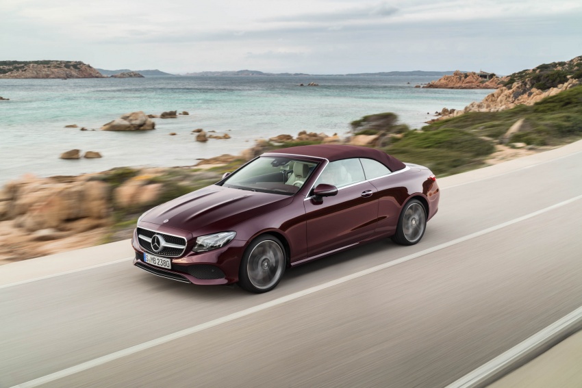 New Mercedes-Benz E-Class Cabriolet unveiled – fabric soft top, more space for rear occupants 622894