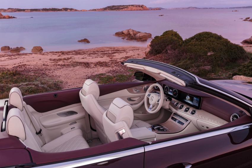 New Mercedes-Benz E-Class Cabriolet unveiled – fabric soft top, more space for rear occupants 622896