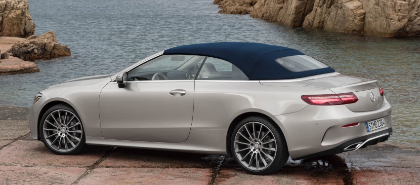 New Mercedes-Benz E-Class Cabriolet unveiled – fabric soft top, more space for rear occupants 622901