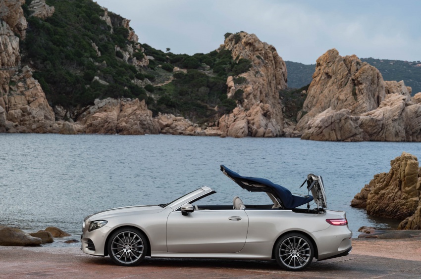 New Mercedes-Benz E-Class Cabriolet unveiled – fabric soft top, more space for rear occupants 622909