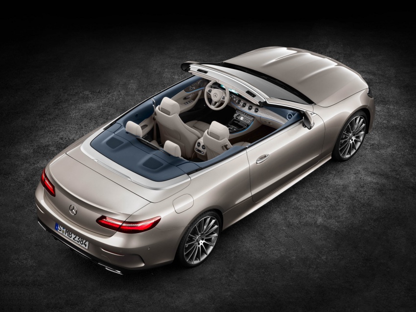 New Mercedes-Benz E-Class Cabriolet unveiled – fabric soft top, more space for rear occupants 622812