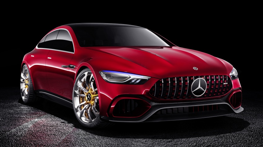 Mercedes-AMG GT Concept – four-door sports car gets 815 hp; 0 to 100 km/h in ‘less than three seconds’ 625691