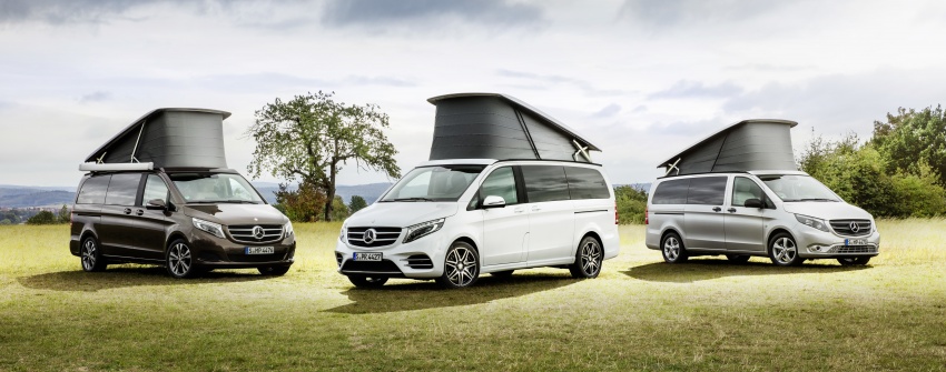 Mercedes-Benz V-Class Marco Polo Horizon to debut in Geneva – cabin has seats for seven, beds for five 623765