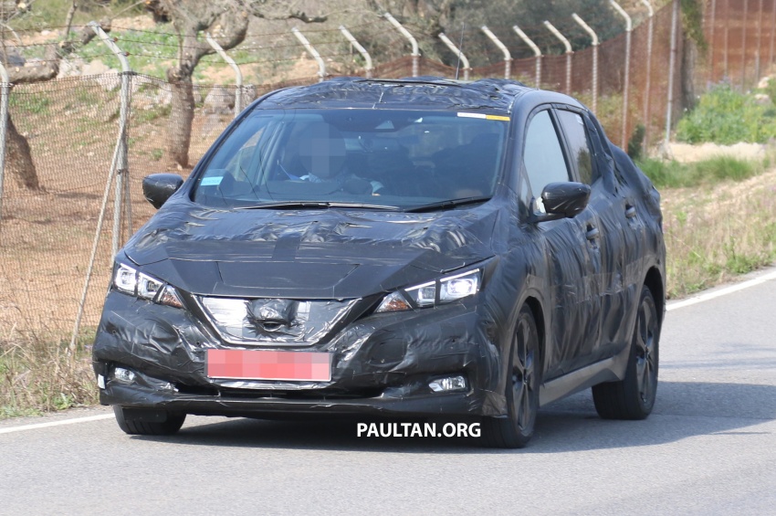 SPYSHOTS: Next-gen Nissan Leaf spotted testing 635706