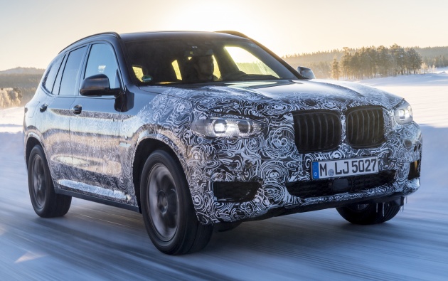 G01 BMW X3 shown in official “spy photos” – M40i?