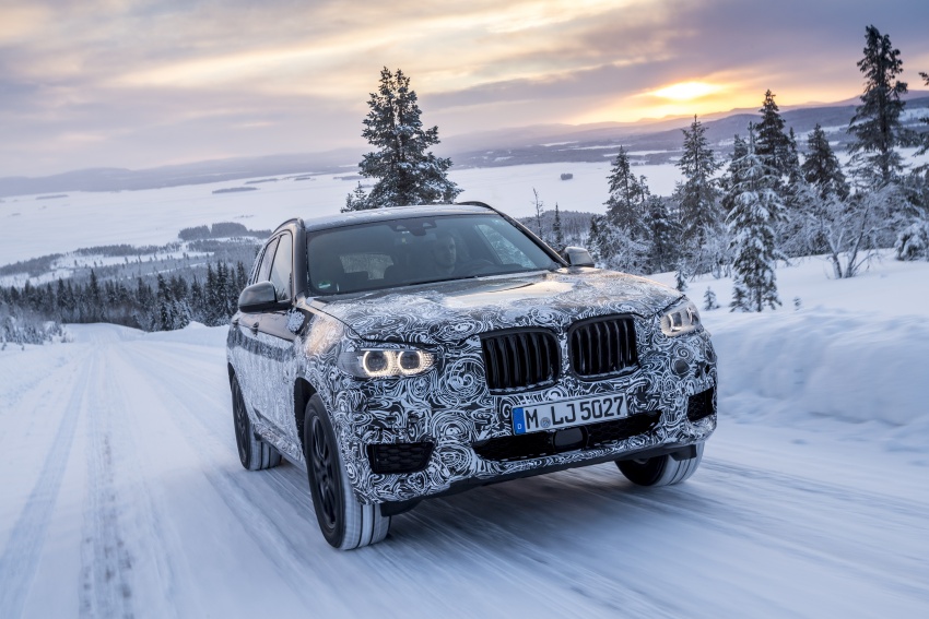 G01 BMW X3 shown in official “spy photos” – M40i? 624509