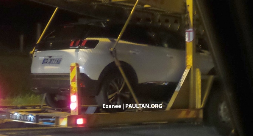 SPIED: Peugeot 3008 1.6L THP on a trailer in Malaysia 631511