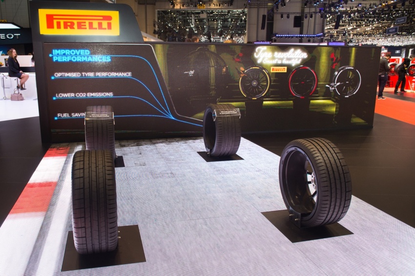 Pirelli reveals coloured and smart tyres at Geneva 627941