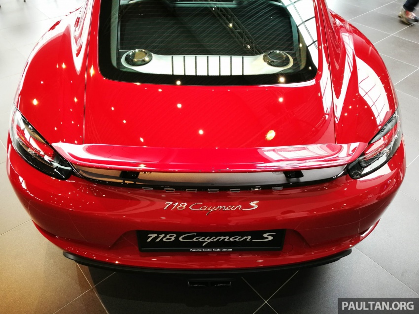 Porsche 718 Cayman dan Cayman S kini di Malaysia 630702