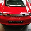 Porsche 718 Cayman dan Cayman S kini di Malaysia