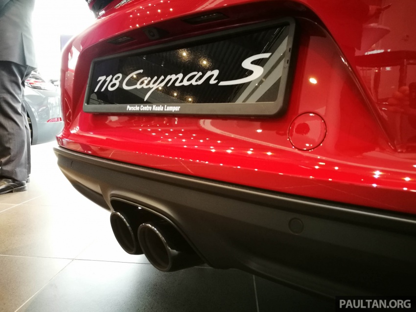 Porsche 718 Cayman dan Cayman S kini di Malaysia 630711