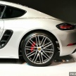 Porsche 718 Cayman dan Cayman S kini di Malaysia