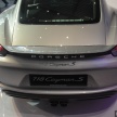 Porsche 718 Cayman dan Cayman S kini di Malaysia